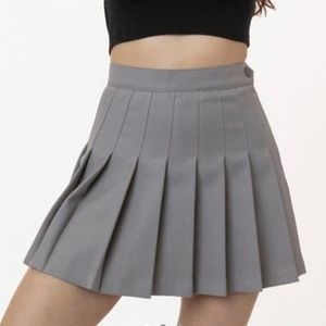 Los Angeles Apparel gray school girl skirt